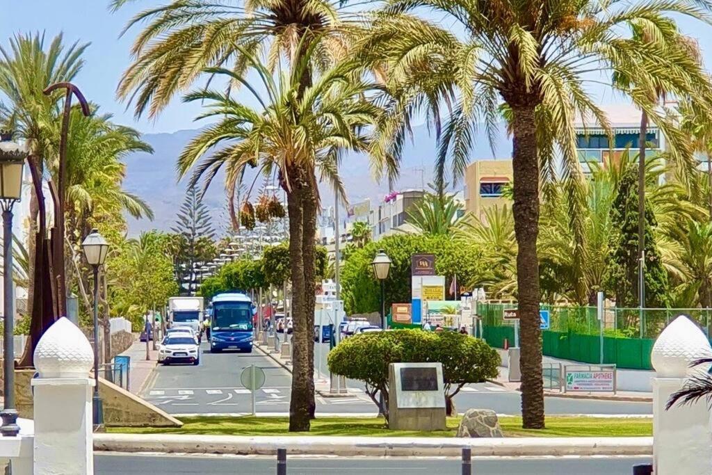 Tamaran 102 - Los Campos - Lux Garden Apt Near Dunes, Quiet-Central-Renovated San Bartolomé Dış mekan fotoğraf