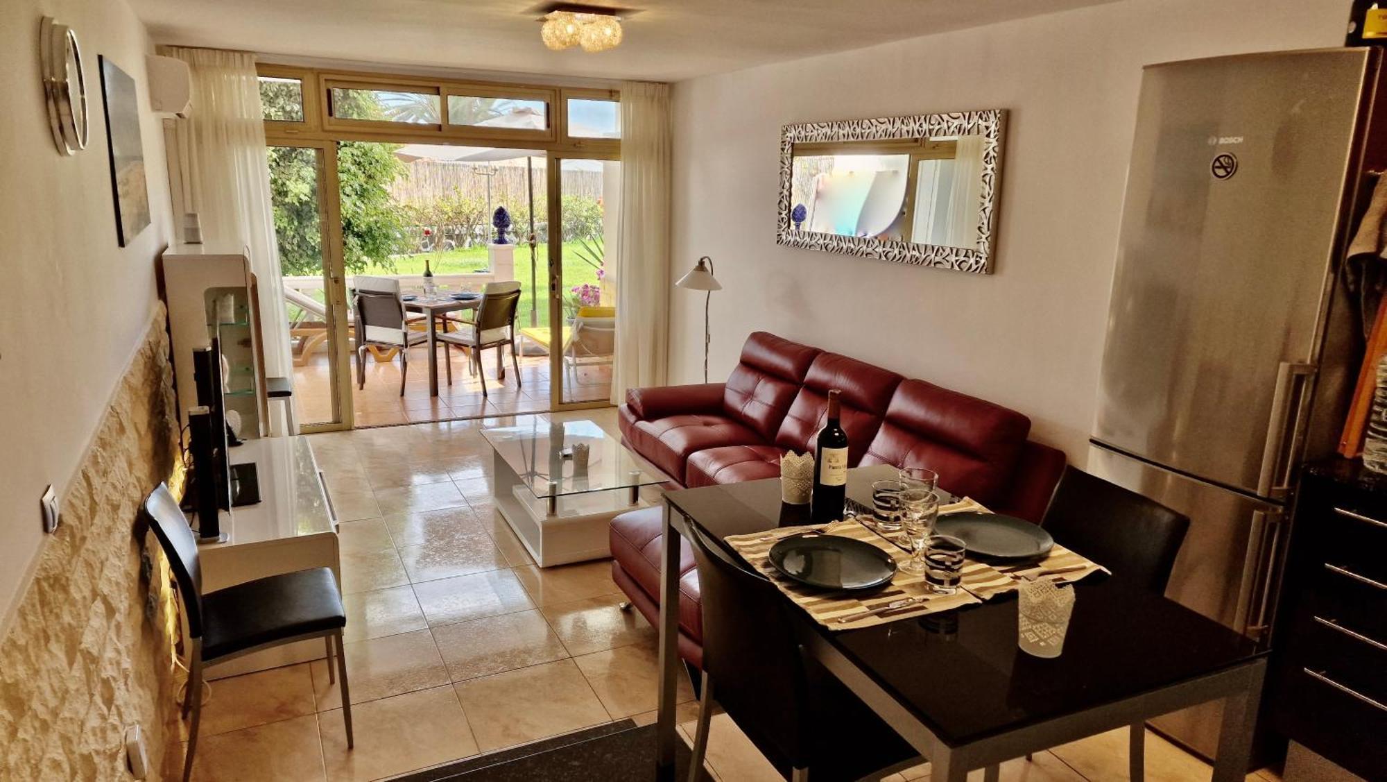 Tamaran 102 - Los Campos - Lux Garden Apt Near Dunes, Quiet-Central-Renovated San Bartolomé Dış mekan fotoğraf
